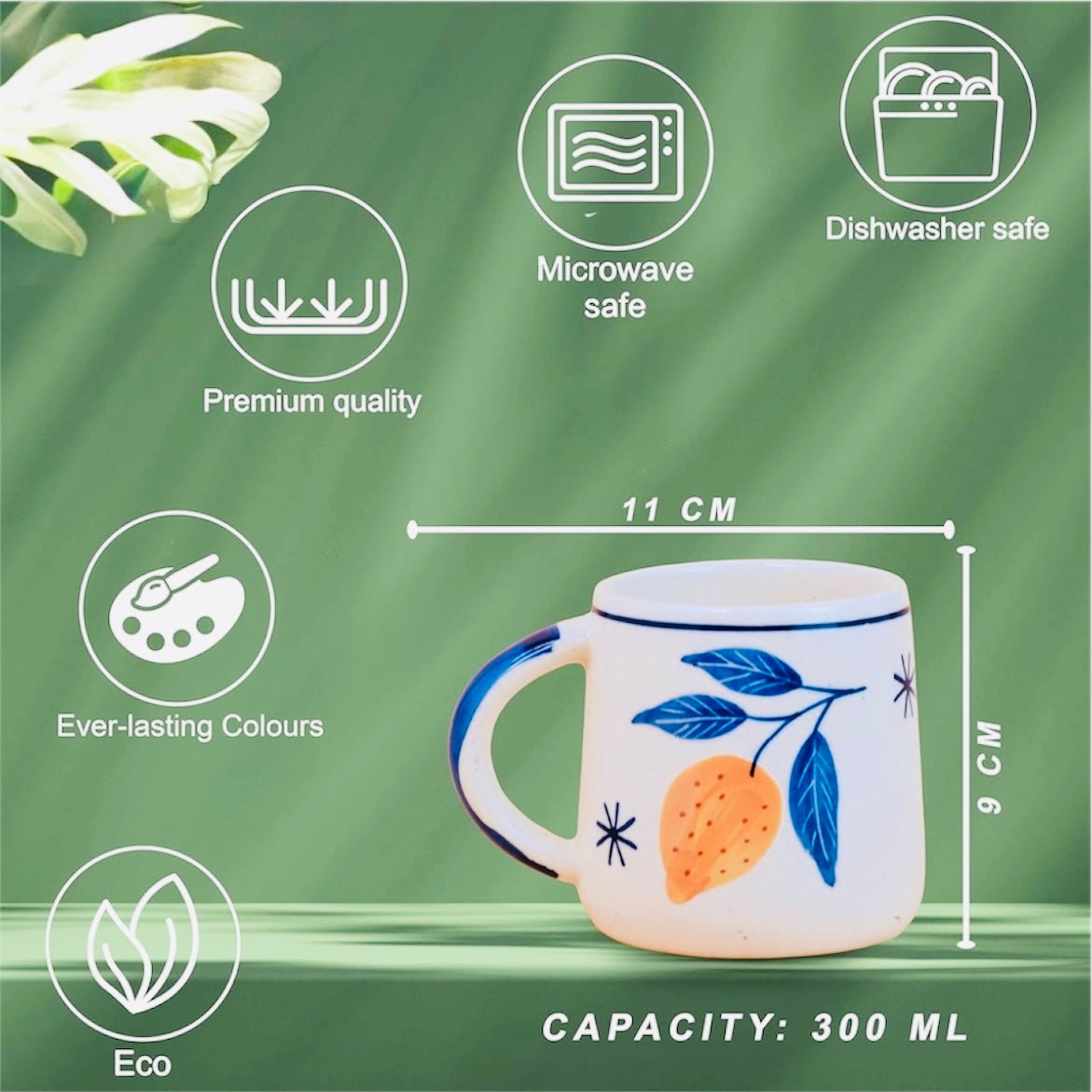 SOULCRAFTZ Twinning Edition Coffee & Tea Mugs & Bowl Set (White, 250ml)